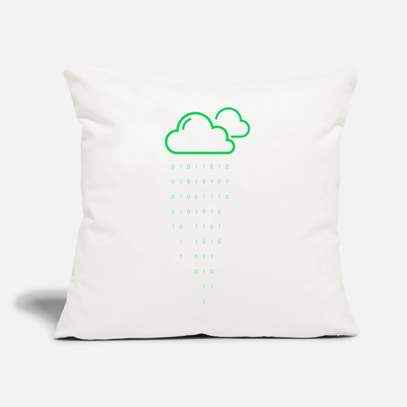 Cloud rain code Sofa pillow with filling 45cm x 45cm