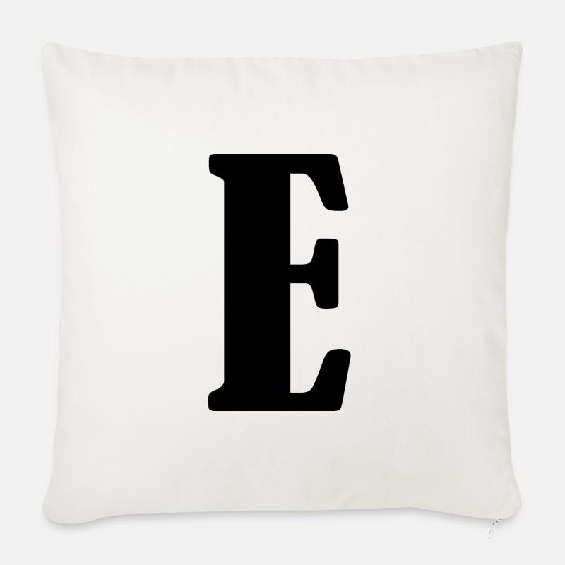 E - Sofakissen mit Füllung 45 x 45 cm - Naturweiß 