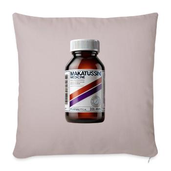 Makatussin Codiene mit modernem Design - Sofakissen mit Füllung 45 x 45 cm - helles Taupe - Vorne