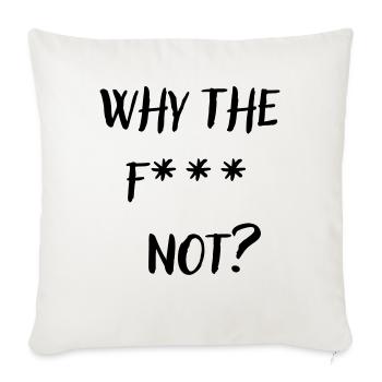 whythefnot - Sofakissen mit Füllung 45 x 45 cm - Naturweiß  - Vorne