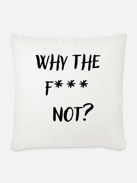 whythefnot - Sofakissen mit Füllung 45 x 45 cm - Naturweiß
