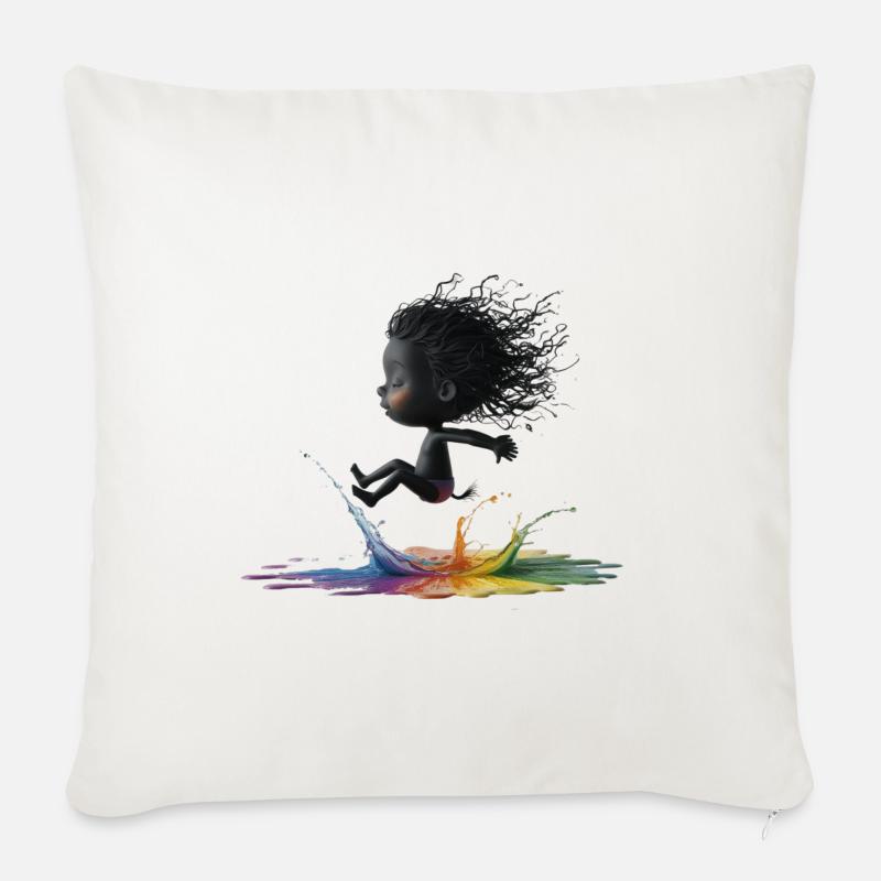 Elfie - Sofakissen mit Füllung 45 x 45 cm - Naturweiß 