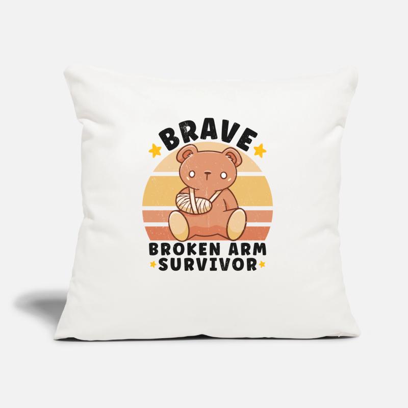 Broken Hand Broken Arm Broken Bones Funny Broken Sofa pillow with filling 45cm x 45cm