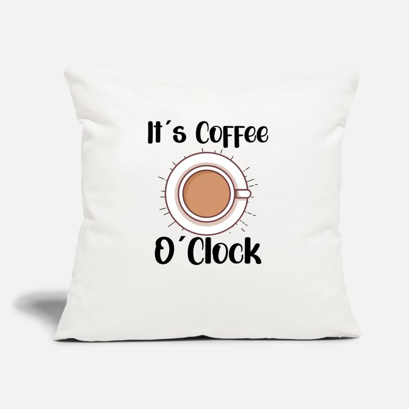 Coffee Lover Caffeine Molecule Java Latte Espresso Sofakissen mit Füllung 45 x 45 cm