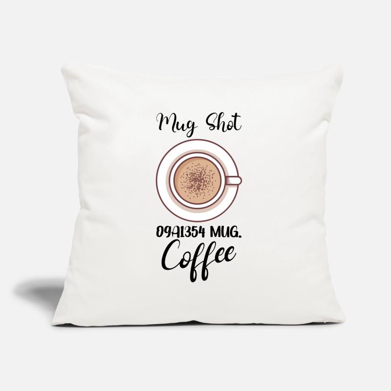 Coffee Lover Caffeine Molecule Java Latte Espresso Sofakissen mit Füllung 45 x 45 cm