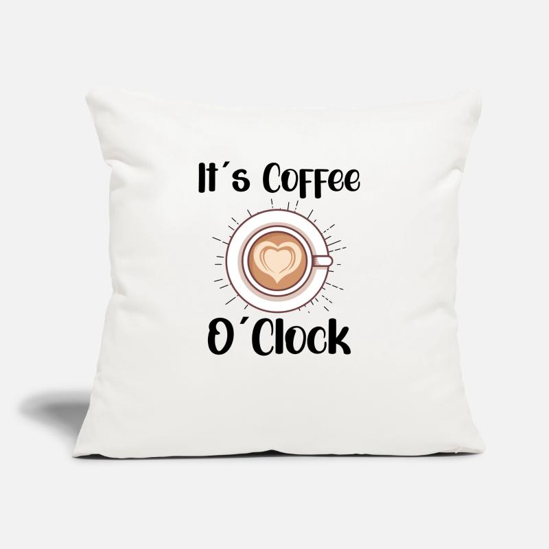 Coffee Lover Caffeine Molecule Java Latte Espresso Sofakissen mit Füllung 45 x 45 cm