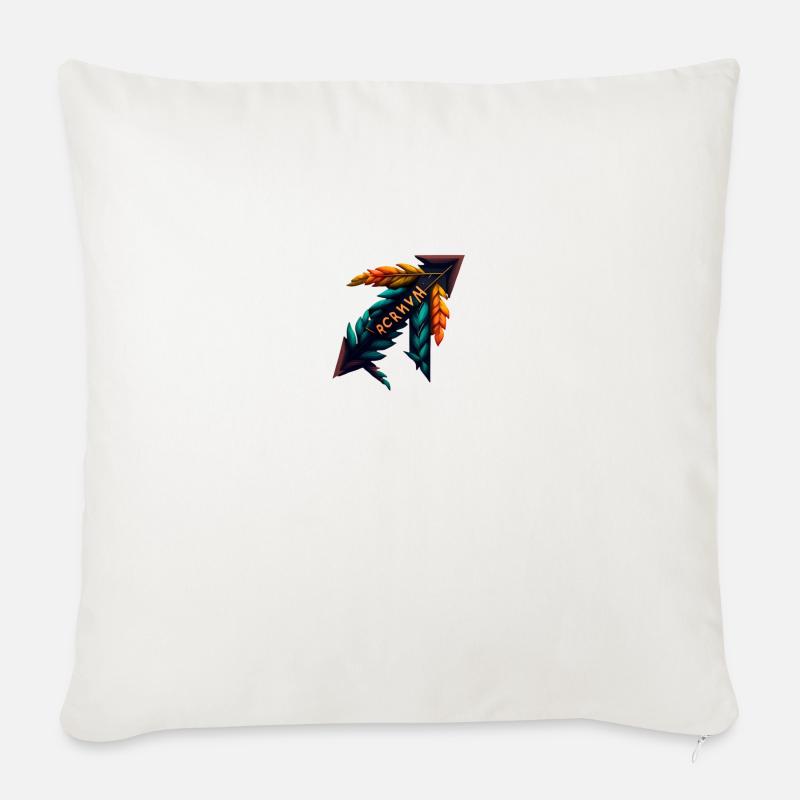 Feder 2 - Sofakissen mit Füllung 45 x 45 cm - Naturweiß 