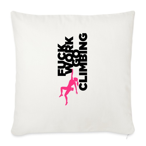 Go Climbing girl! - Sofa pillow with filling 45cm x 45cm