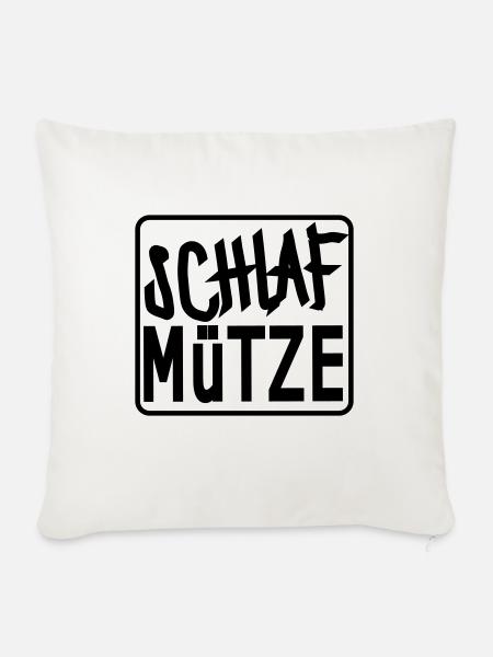 schlafmuetze - Sofakissen mit Füllung 45 x 45 cm - Naturweiß