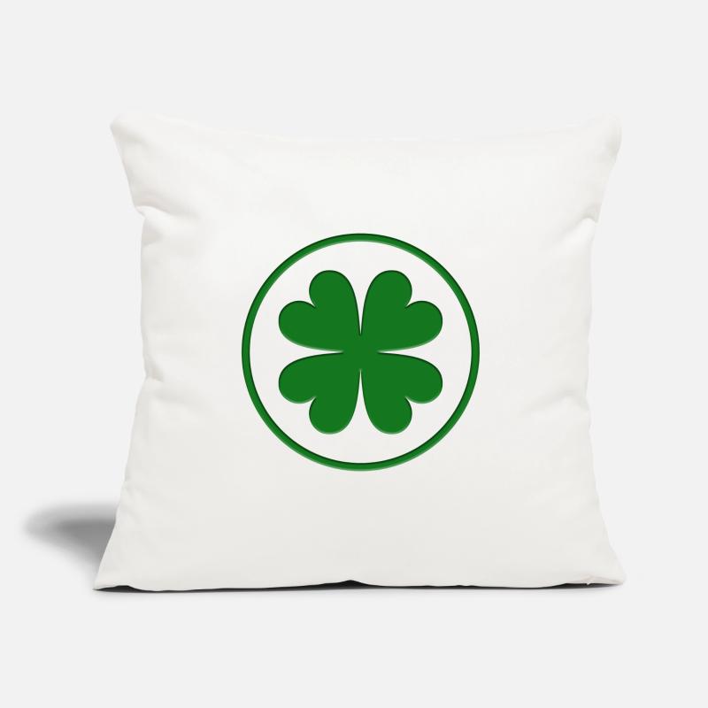 Ein Kleeblatt oder so - A shamrock or something Sofakissen mit Füllung 45 x 45 cm