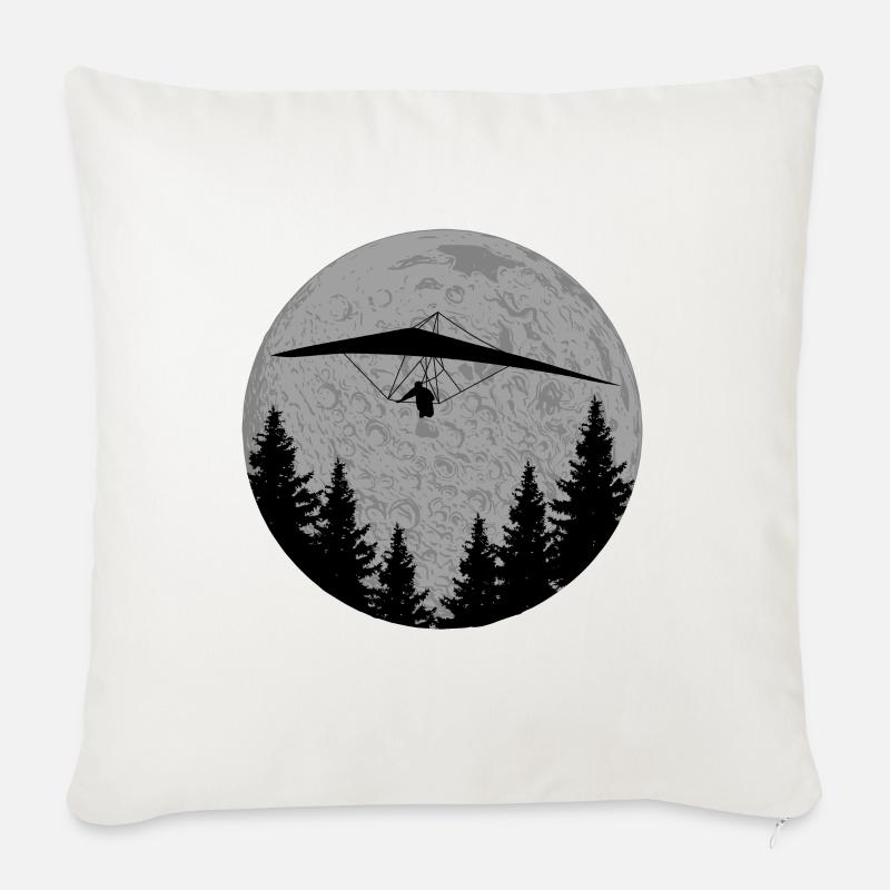Deltaplane - Coussin et housse de 45 x 45 cm - blanc nature