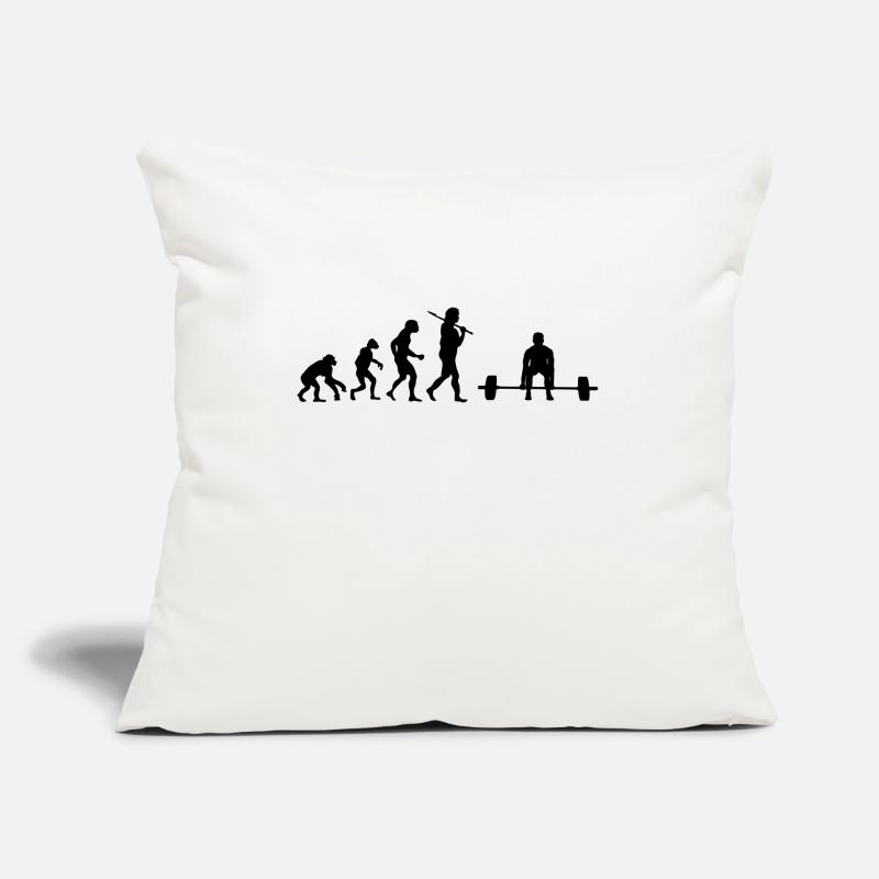 Evolution Haltères Coussin et housse de 45 x 45 cm