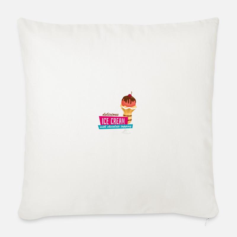 Sommer - Sofakissen mit Füllung 45 x 45 cm - Naturweiß 
