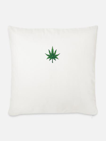 Leaf - Sofakissen mit Füllung 45 x 45 cm - Naturweiß