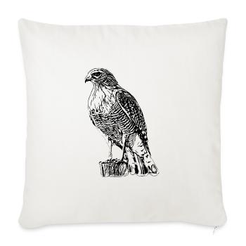 Falcon - Sofa pillow with filling 45cm x 45cm - natural white - Front