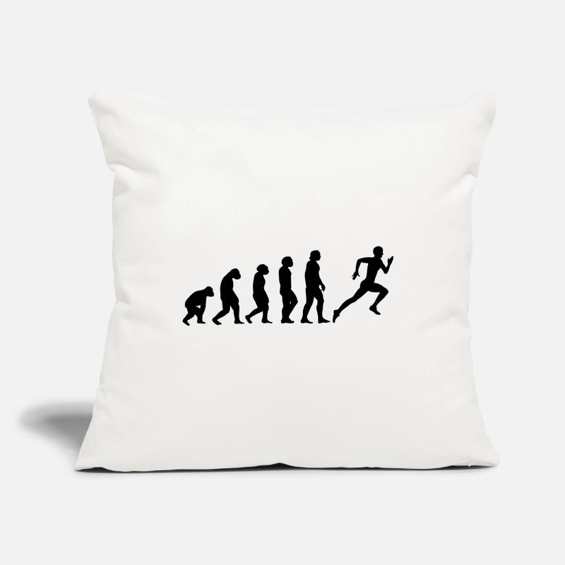 Evolution and Running - (2) Sofa pillow with filling 45cm x 45cm