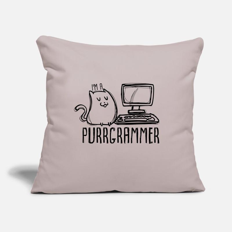 Programmierer Sofakissen mit Füllung 45 x 45 cm