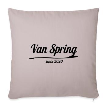 VanSpring - Sofakissen mit Füllung 45 x 45 cm - helles Taupe - Vorne