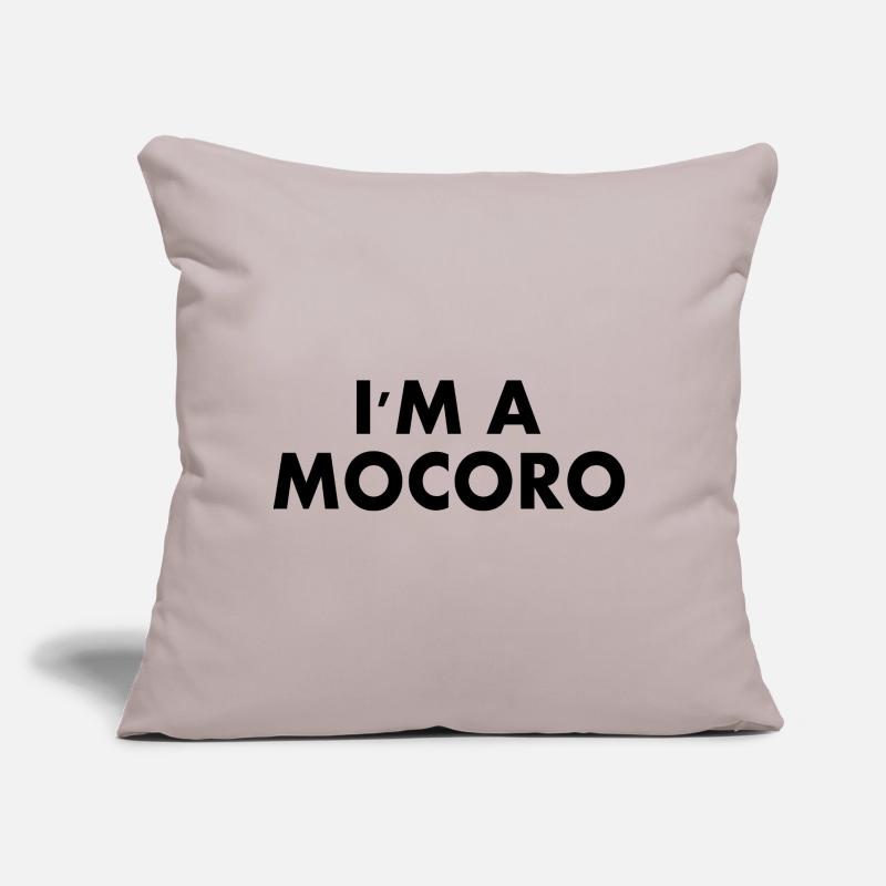 I'm a mocoro Coussin et housse de 45 x 45 cm