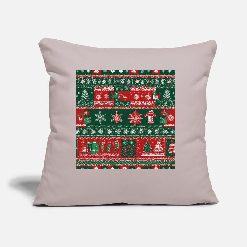 pull de Noël moche Coussin et housse de 45 x 45 cm