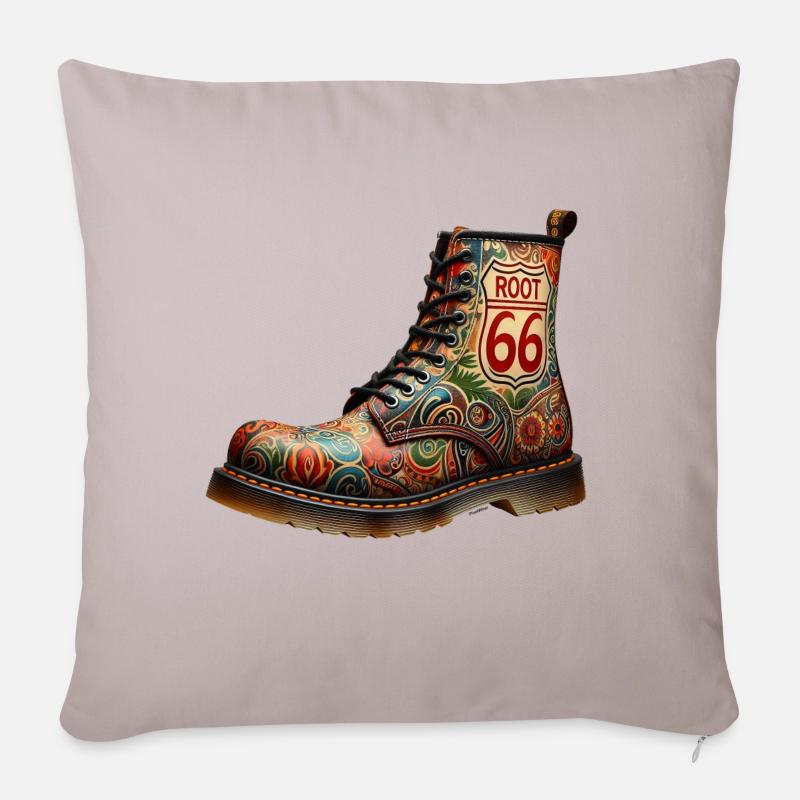 Botte Root 66 - Coussin et housse de 45 x 45 cm - taupe clair