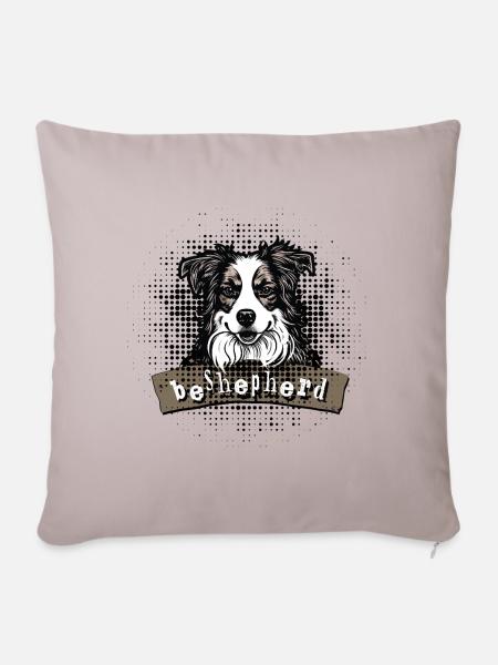 beshepherd - Sofakissen mit Füllung 45 x 45 cm - helles Taupe