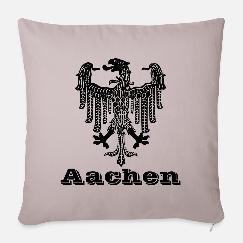 Aachen - Sofakissen mit Füllung 45 x 45 cm - helles Taupe