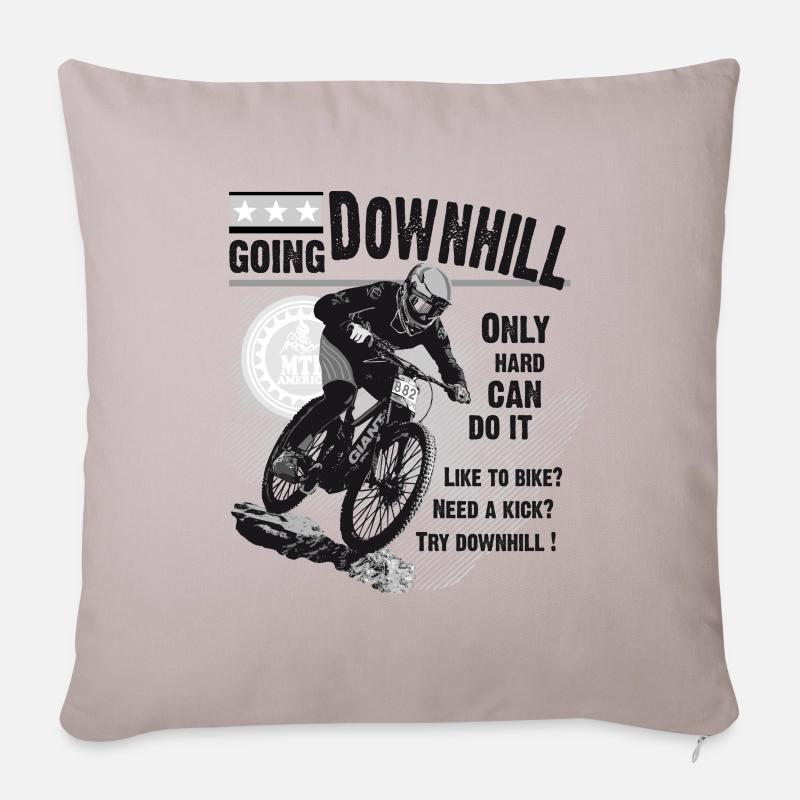 GHB VTT de descente de vélo 03092017 6 - Coussin et housse de 45 x 45 cm - taupe clair
