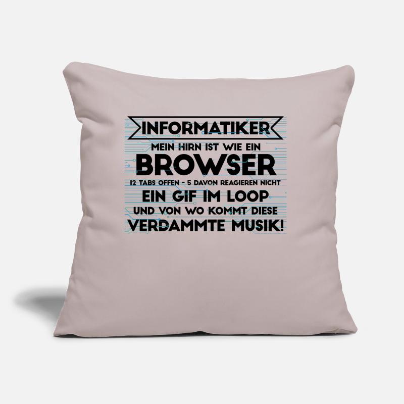 Informatiker Informatik Programmierer Nerd Geek Sofakissen mit Füllung 45 x 45 cm
