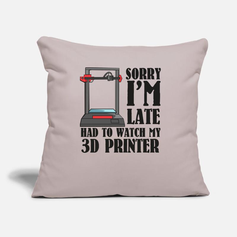 3d Drucker 3Dler 3d Programm Programmierer Sofakissen mit Füllung 45 x 45 cm