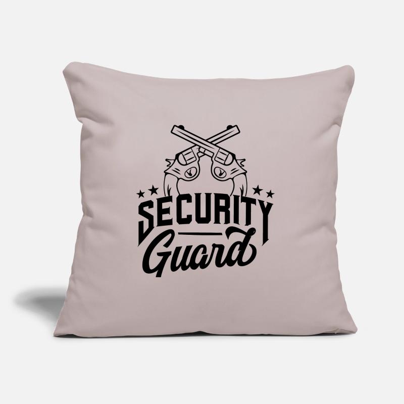 Security Officer Security Security Security Guard Sofa pillow with filling 45cm x 45cm