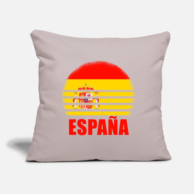 Spanien Spanische Flagge USA Mallorca Madrid Ameri Sofakissen mit Füllung 45 x 45 cm