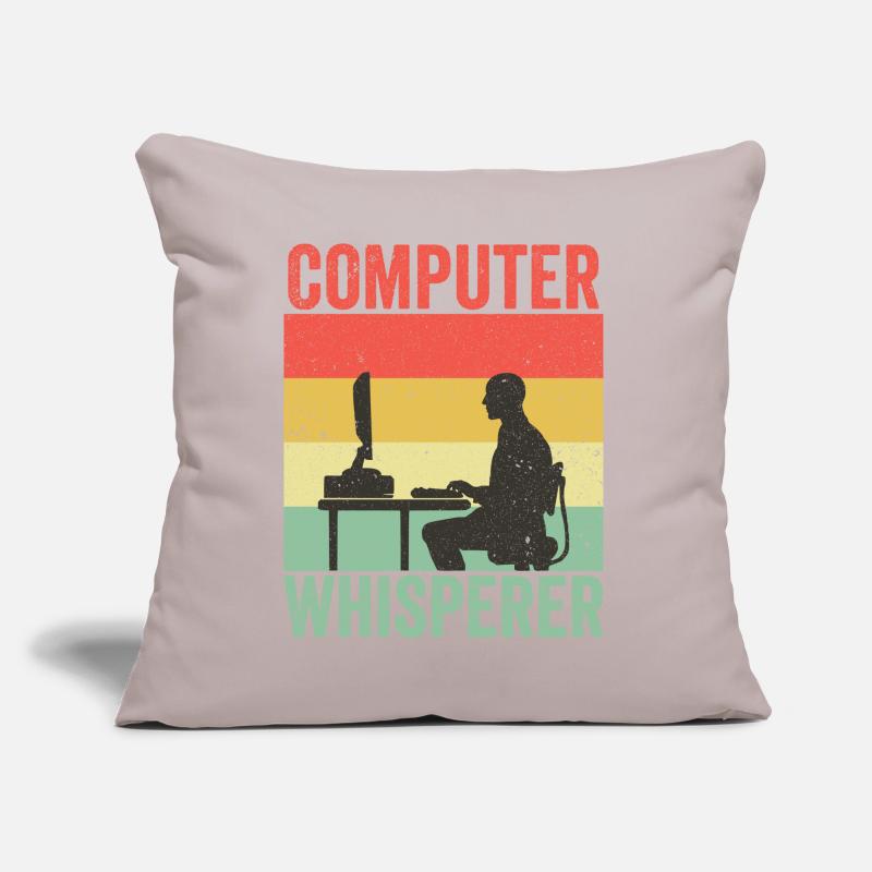Programmeur de support informatique Computer Whisperer Coussin et housse de 45 x 45 cm