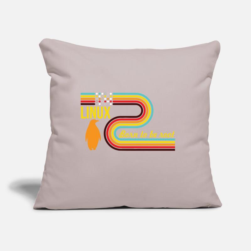 Born To Be Root Linux Nerd Geek Coding Sofa pillow with filling 45cm x 45cm