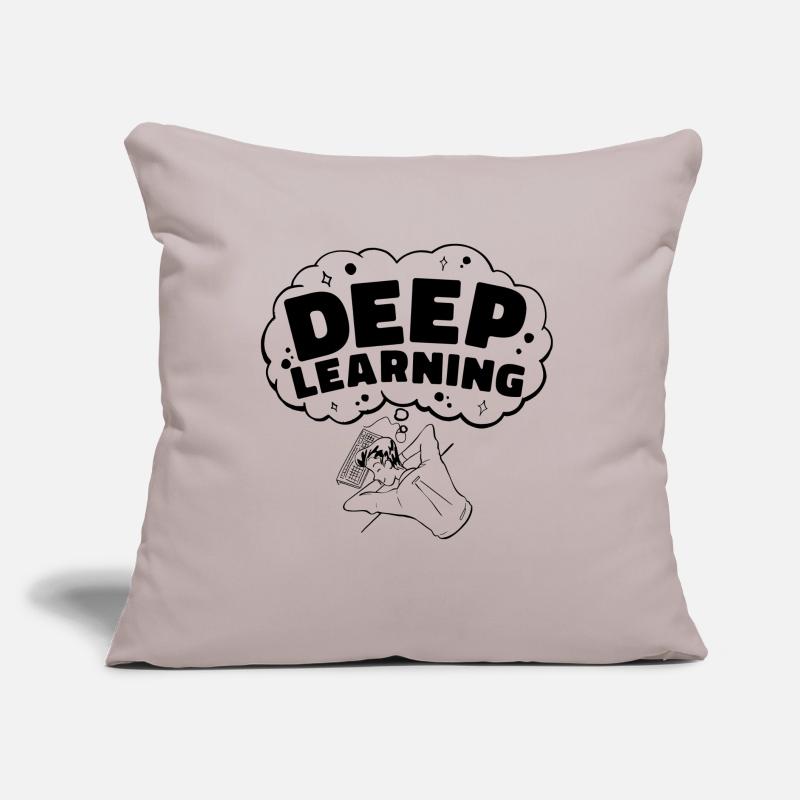Deep Learning Computer Science Technology Robotics Sofakissen mit Füllung 45 x 45 cm