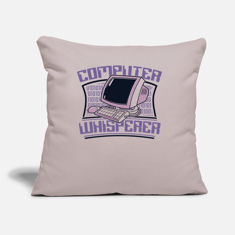 Computer Whisperer Admin Administrateur des opérations informatiques Coussin et housse de 45 x 45 cm