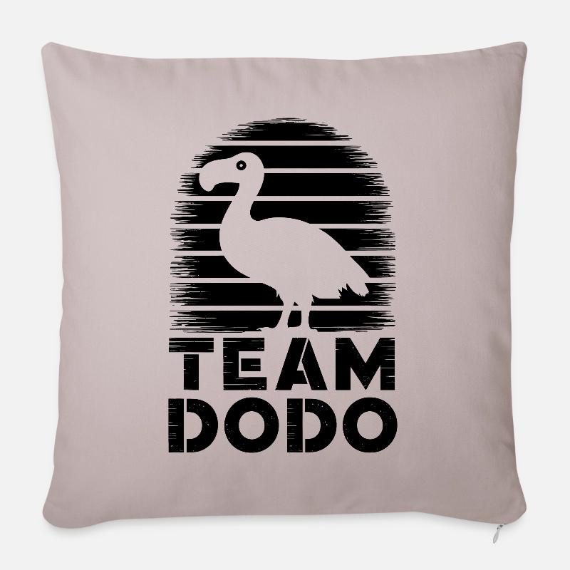 Dodo Spruch Dodo Vogel Lustiges Dodo Geschenk - Sofakissen mit Füllung 45 x 45 cm - helles Taupe