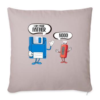 Programmeur, Codage informatique, Développeur de logiciels - Coussin et housse de 45 x 45 cm - taupe clair - Devant