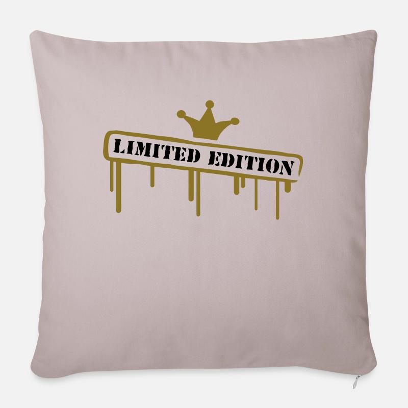 limited_edition_crown - Coussin et housse de 45 x 45 cm - taupe clair