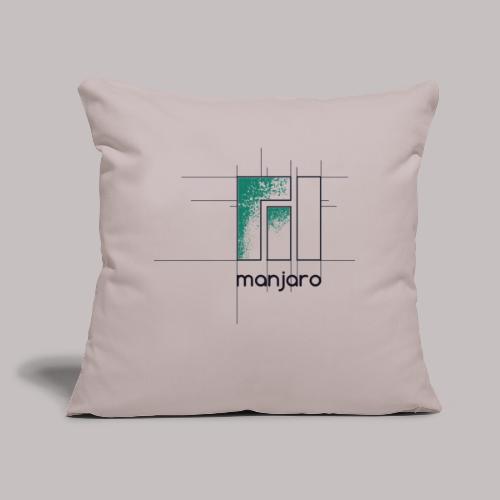 Manjaro Logo Entwurf - Sofakissen mit Füllung 45 x 45 cm