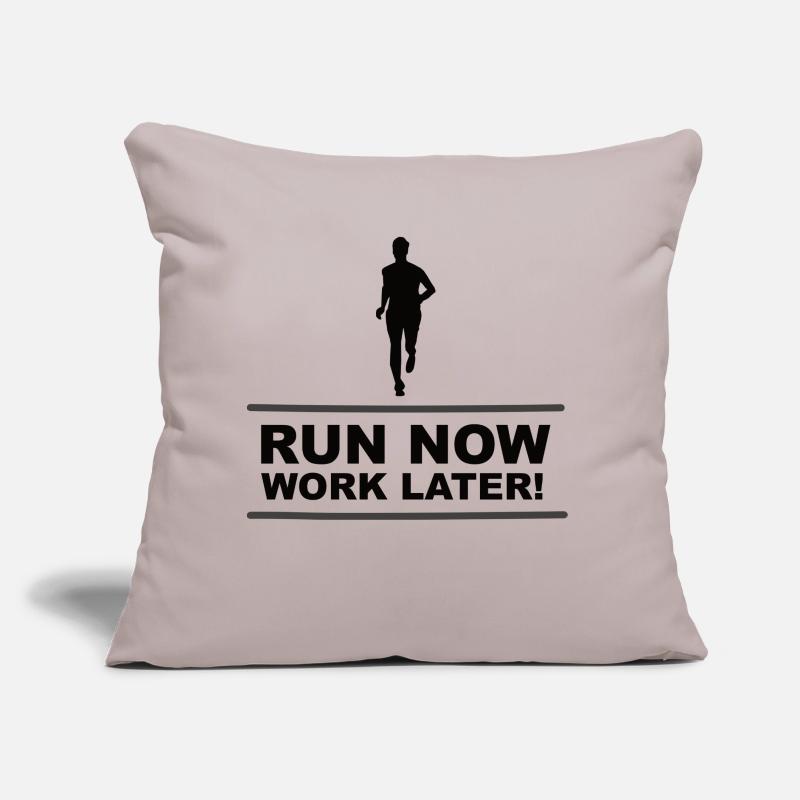 Running Jogging Work Gift Sofa pillow with filling 45cm x 45cm