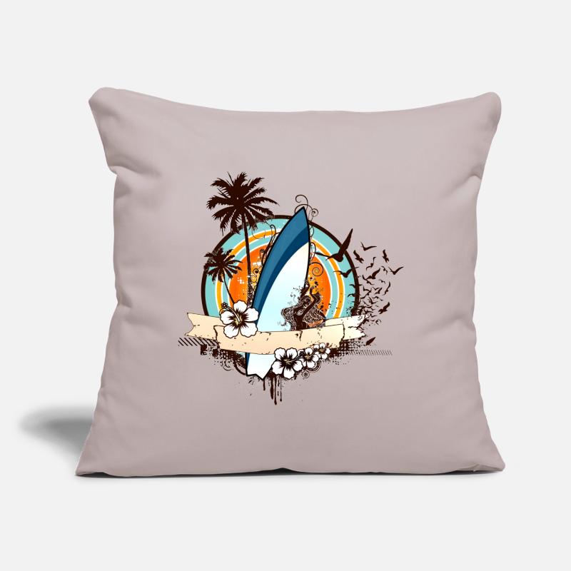 conception de planche de surf de 01 Coussin et housse de 45 x 45 cm
