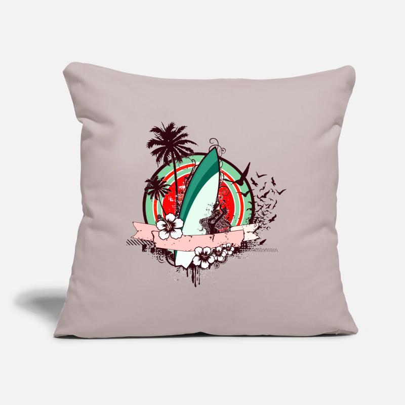 conception de planche de surf de 03 Coussin et housse de 45 x 45 cm