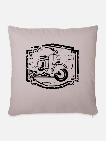 berliner Roller - Sofakissen mit Füllung 45 x 45 cm - helles Taupe