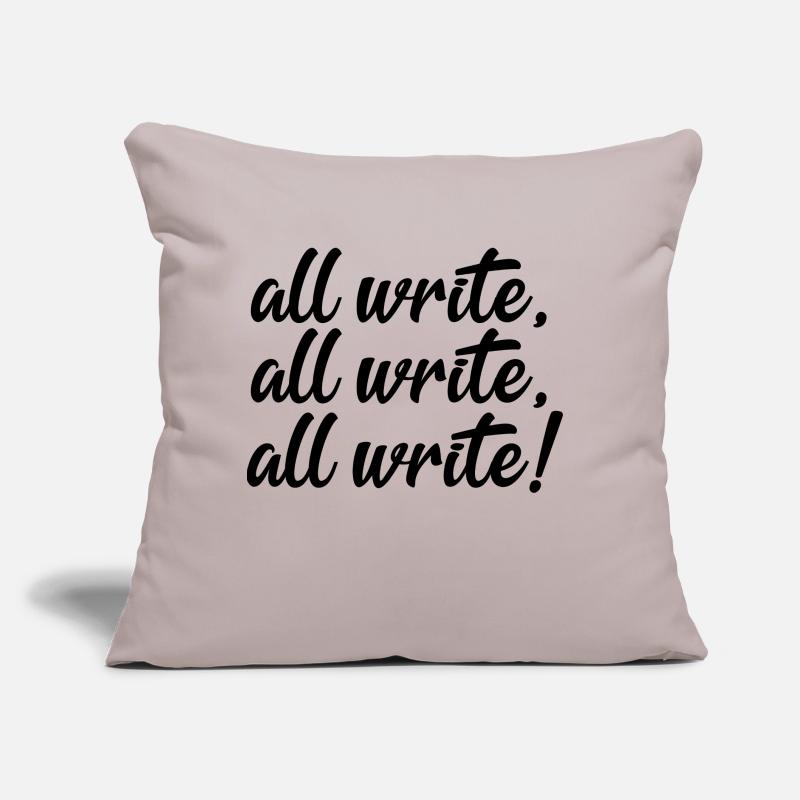 All Write! All Write! All Write! Sofa pillow with filling 45cm x 45cm