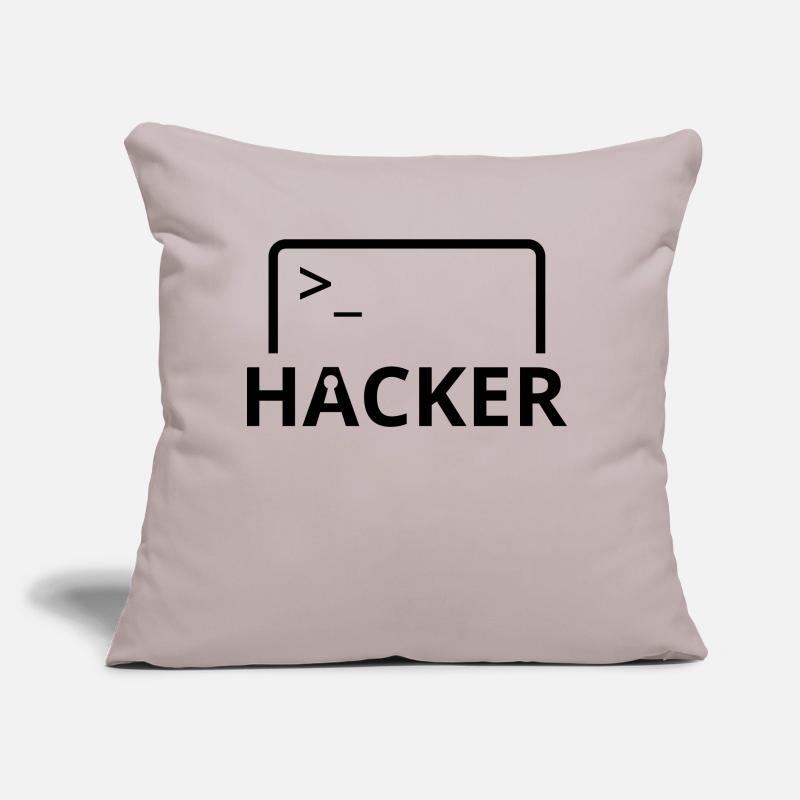 Hacker Informatiker Computer Programmierer Sofakissen mit Füllung 45 x 45 cm