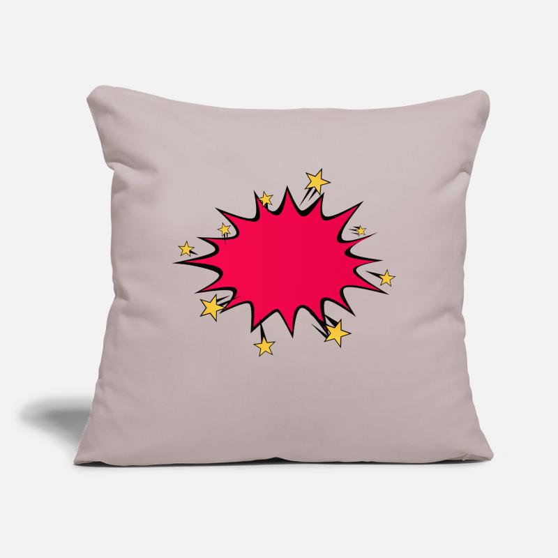 bubble explosion star eclate drawing Sofa pillow with filling 45cm x 45cm