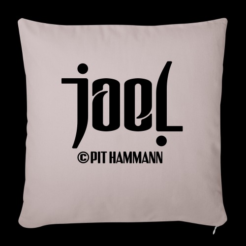 Ambigramm Joel 01 Pit Hammann - Sofakissen mit Füllung 44 x 44 cm