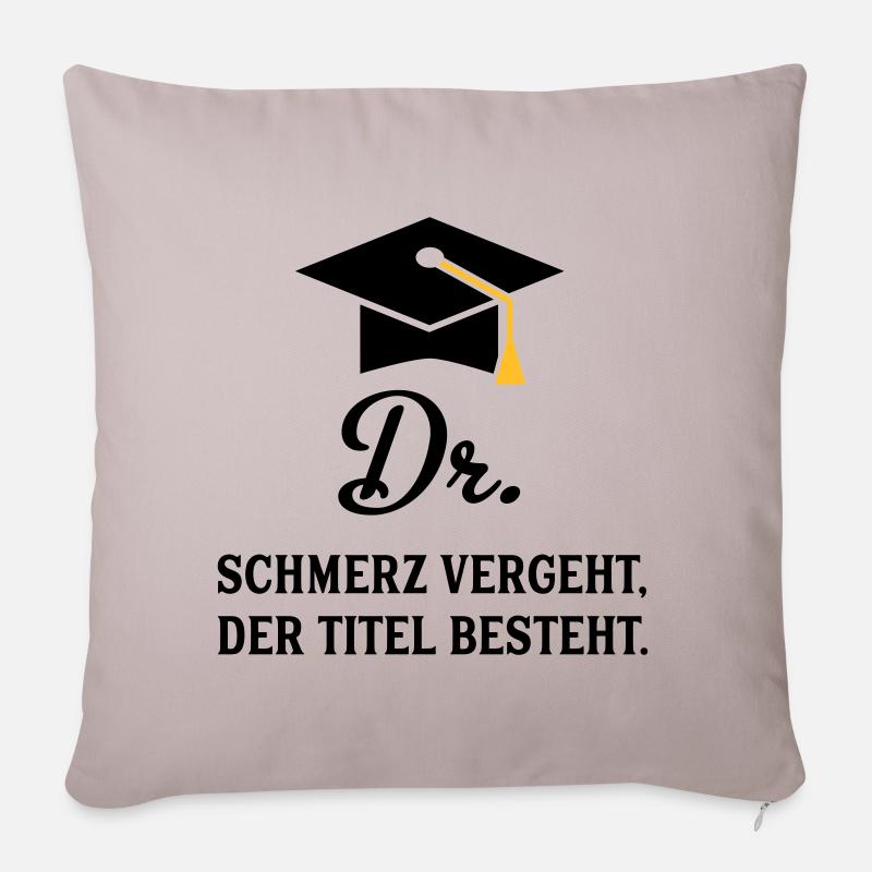 dr - Sofakissen mit Füllung 45 x 45 cm - helles Taupe