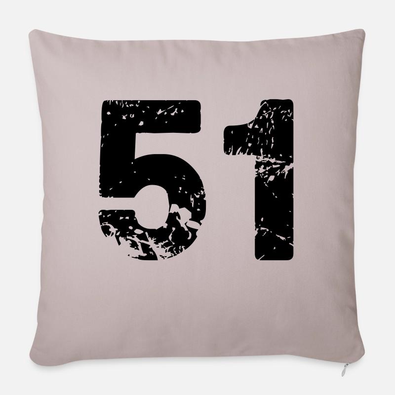 51 - Sofakissen mit Füllung 45 x 45 cm - helles Taupe